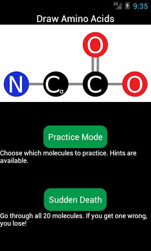 Run android online APK Draw Amino Acids from MyAndroid or emulate Draw Amino Acids using MyAndroid