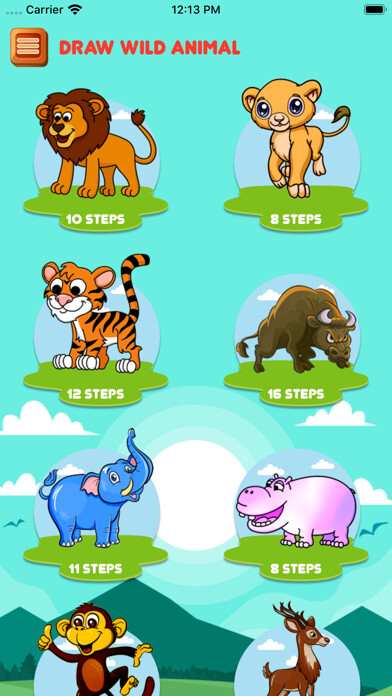 Emulate iPhone app Draw Animals Step by Step using MyAndroid Emulate iPhone app Draw Animals Step by Step using MyAndroid