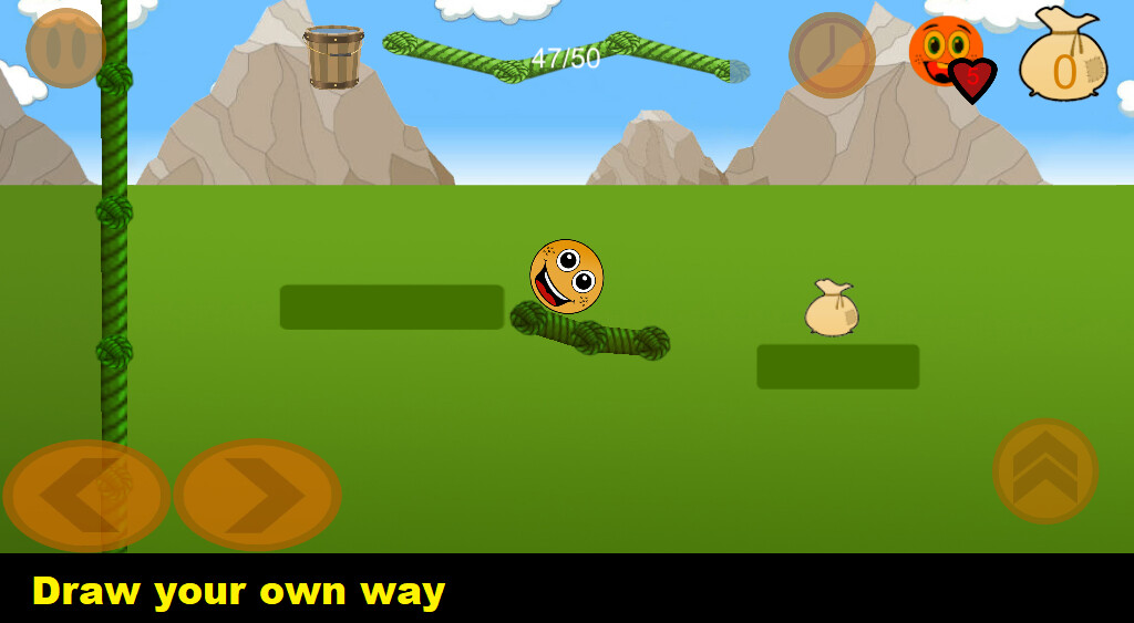 Run android online APK Draw a way for Kolobok from MyAndroid or emulate Draw a way for Kolobok using MyAndroid