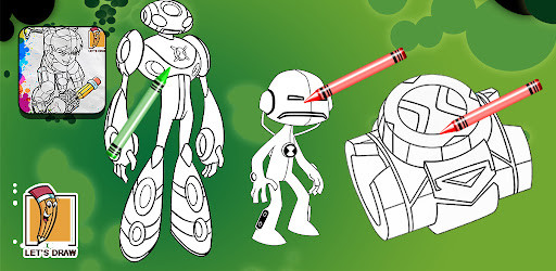 Run android online APK Draw Ben : Aliens Ultimate 10 from MyAndroid or emulate Draw Ben : Aliens Ultimate 10 using MyAndroid