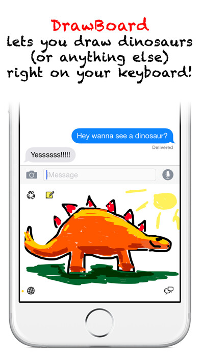 Emulate iPhone app DrawBoard - Keyboard for Doodling! using MyAndroid Emulate iPhone app DrawBoard - Keyboard for Doodling! using MyAndroid
