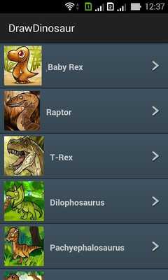 Emulate Android APK Draw Dinosuar Emulate Android APK Draw Dinosuar