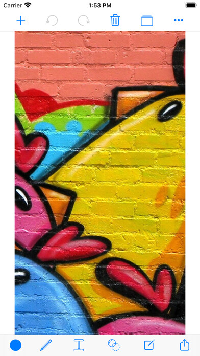 Emulate iPhone app Draw Editor - Edit With Photos using MyAndroid