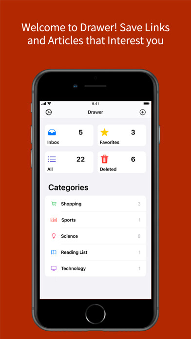 Emulate iPhone app Drawer - Link Saver/Organizer using MyAndroid Emulate iPhone app Drawer - Link Saver/Organizer using MyAndroid
