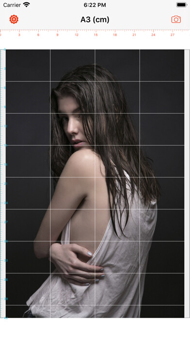 Emulate iPhone app Draw Grid on Image using MyAndroid