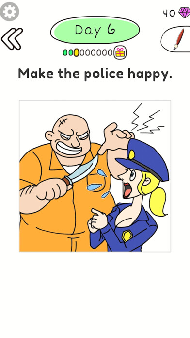 Emulate iPhone app Draw Happy Police: Trivia Game using MyAndroid Emulate iPhone app Draw Happy Police: Trivia Game using MyAndroid