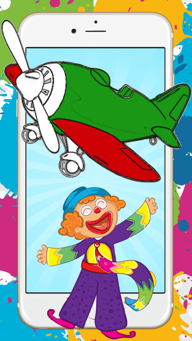 Emulate iPhone app Drawing Airplane Cartoon Games Coloring Book Kid using MyAndroid Emulate iPhone app Drawing Airplane Cartoon Games Coloring Book Kid using MyAndroid