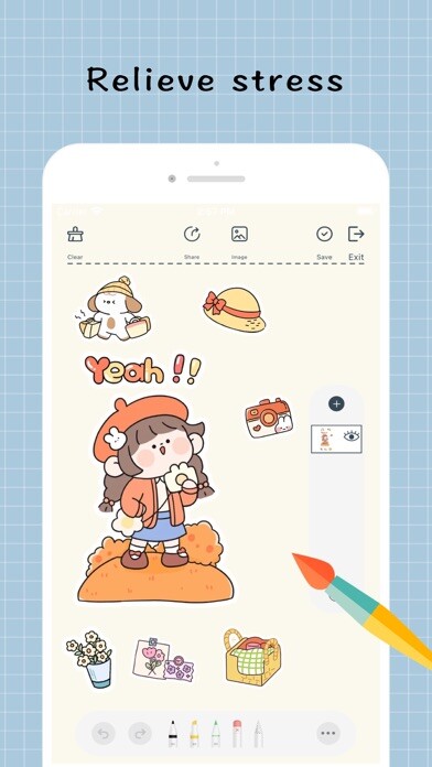 Emulate iPhone app Drawing Duck - Draw easily using MyAndroid