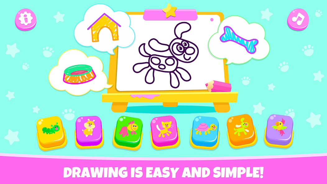 Run android online APK Drawing for kids! Toddler draw from MyAndroid or emulate Drawing for kids! Toddler draw using MyAndroid