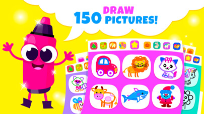 Emulate iPhone app Drawing Games Learning Kids 2 using MyAndroid