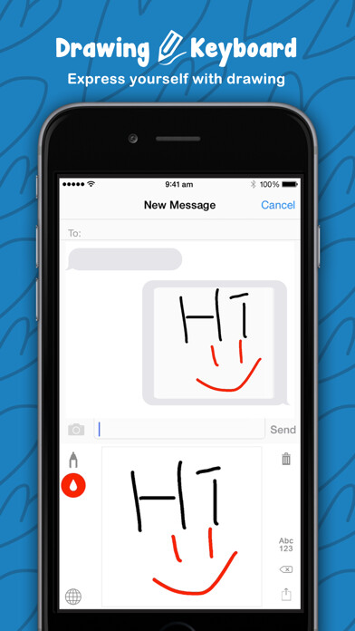 Emulate iPhone app Drawing Keyboard using MyAndroid Emulate iPhone app Drawing Keyboard using MyAndroid