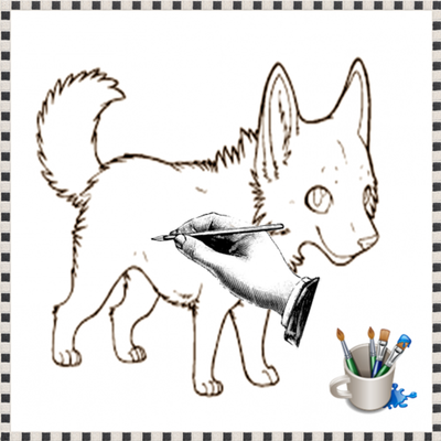 Emulate Android APK Drawing to Wolf Cartoon Emulate Android APK Drawing to Wolf Cartoon