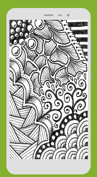 Emulate Android APK drawing zentangle art