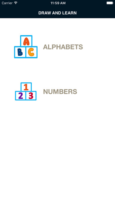 Emulate iPhone app Draw & Learn Alphabet & Number using MyAndroid Emulate iPhone app Draw & Learn Alphabet & Number using MyAndroid