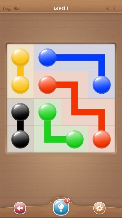 Emulate iPhone app Draw Lines: Connect the Dots using MyAndroid