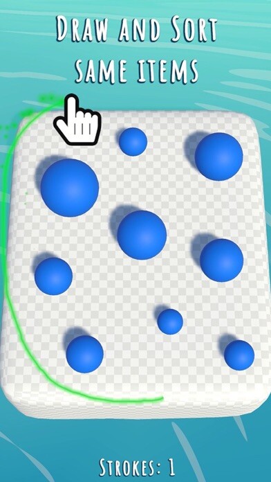 Emulate iPhone app Draw N Sort using MyAndroid