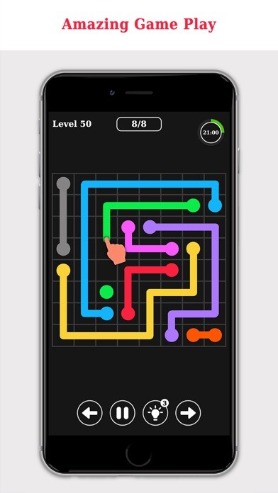 Emulate iPhone app Drawpath Puzzle using MyAndroid