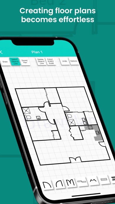 Emulate iPhone app DrawPlan using MyAndroid