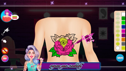 Emulate iPhone app Draw Tattoo Design Photo using MyAndroid