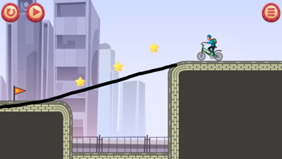 Emulate iPhone app Draw The Bike Bridge using MyAndroid