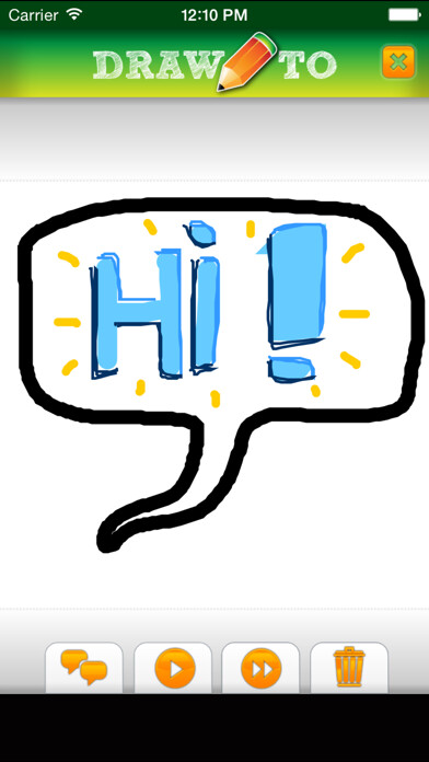 Emulate iPhone app DrawTo - Send and receive drawings seeing as they are created using MyAndroid