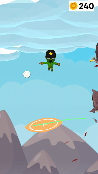 Emulate iPhone app Draw Trampoline using MyAndroid