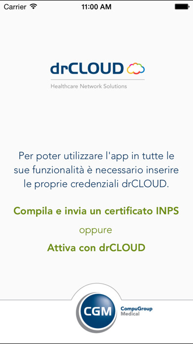 Emulate iPhone app drCLOUD Certificati using MyAndroid Emulate iPhone app drCLOUD Certificati using MyAndroid