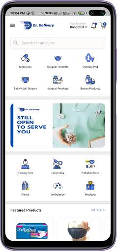 Run android online APK Dr Delivery from MyAndroid or emulate Dr Delivery using MyAndroid