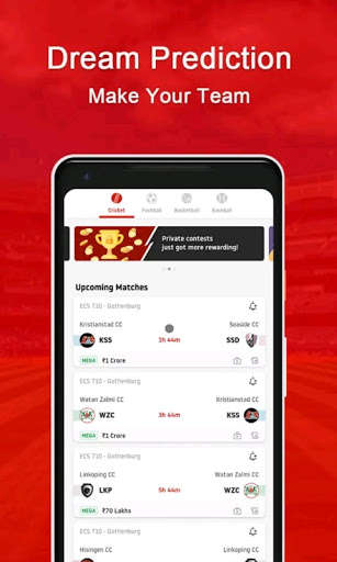 Run android online APK Dream11 Fantasy Sports Cricket App Guide from MyAndroid or emulate Dream11 Fantasy Sports Cricket App Guide using MyAndroid