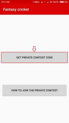Emulate Android APK Dream11 Private Contests( Cricket, Football, NBA)