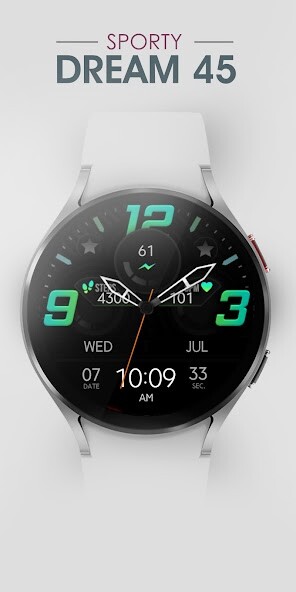 Run android online APK Dream 45 - Hybrid Watch Face from MyAndroid or emulate Dream 45 - Hybrid Watch Face using MyAndroid