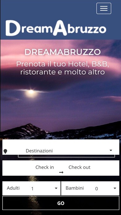 Emulate iPhone app DreamAbruzzo using MyAndroid