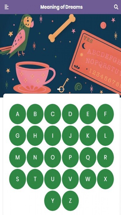 Emulate iPhone app Dream and Meanings using MyAndroid Emulate iPhone app Dream and Meanings using MyAndroid