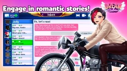 Emulate iPhone app Dream Babes: Idle Dating using MyAndroid