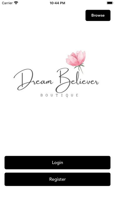 Emulate iPhone app Dream Believer Boutique using MyAndroid Emulate iPhone app Dream Believer Boutique using MyAndroid