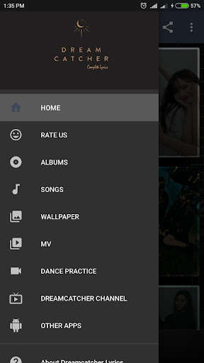 Run android online APK Dreamcatcher Lyrics (Offline) from MyAndroid or emulate Dreamcatcher Lyrics (Offline) using MyAndroid