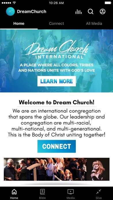 Emulate iPhone app Dream Church International using MyAndroid Emulate iPhone app Dream Church International using MyAndroid