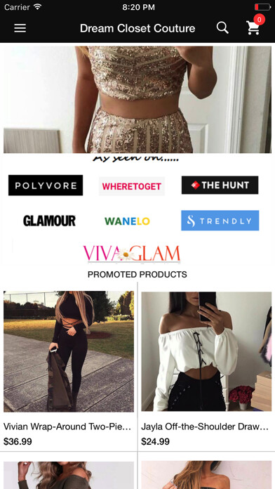 Emulate iPhone app Dream closet couture using MyAndroid Emulate iPhone app Dream closet couture using MyAndroid