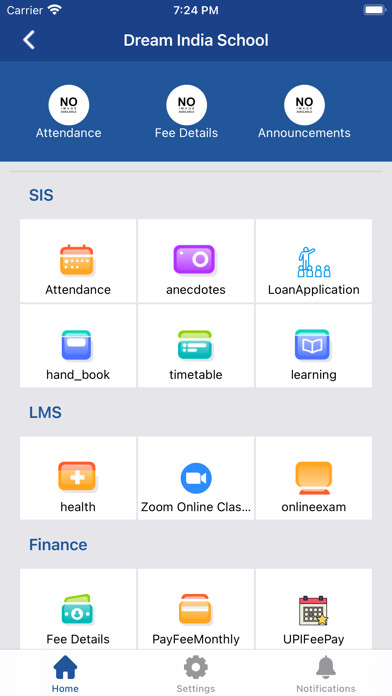 Emulate iPhone app Dream India Parent Portal using MyAndroid Emulate iPhone app Dream India Parent Portal using MyAndroid