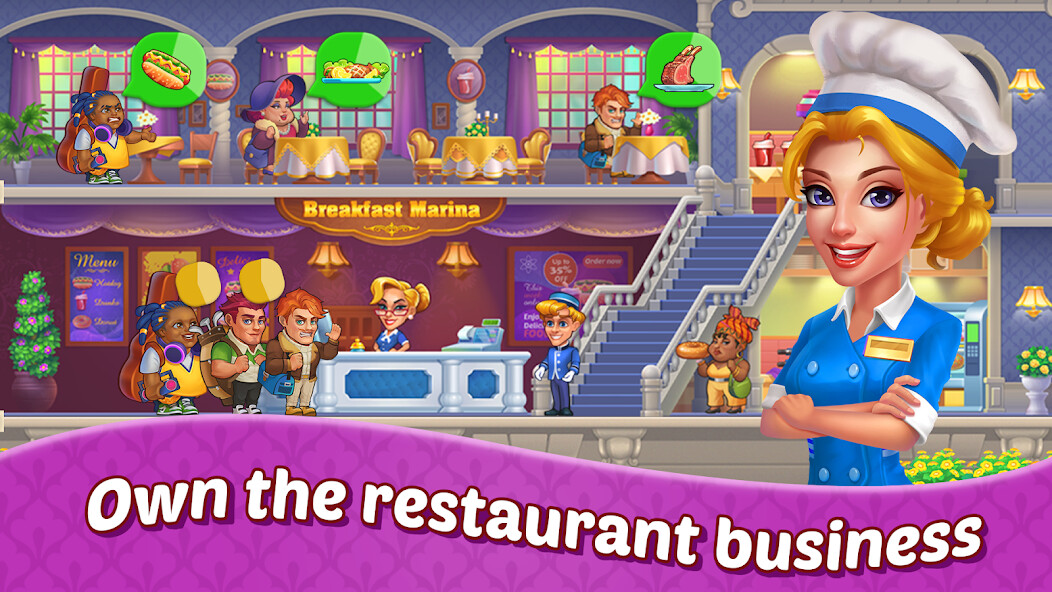 Run android online APK Dream Restaurant - Hotel games from MyAndroid or emulate Dream Restaurant - Hotel games using MyAndroid