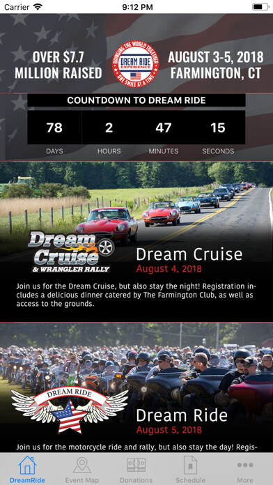 Emulate iPhone app Dream Ride using MyAndroid