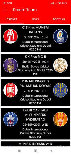 Run android online APK Dream Team Prediction for IPL cricket 2021 from MyAndroid or emulate Dream Team Prediction for IPL cricket 2021 using MyAndroid Run android online APK Dream Team Prediction for IPL cricket 2021 from MyAndroid or emulate Dream Team Prediction for IPL cricket 2021 using MyAndroid