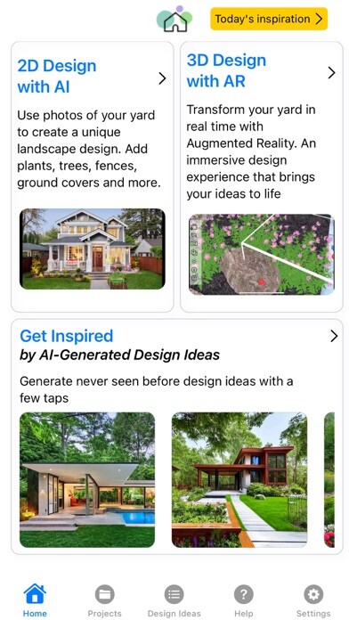 Emulate iPhone app DreamzAR : Landscape Design using MyAndroid