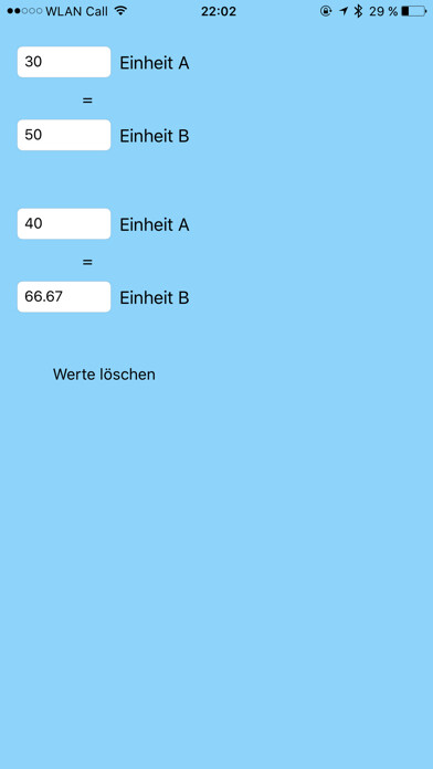 Emulate iPhone app Dreisatz Rechner using MyAndroid Emulate iPhone app Dreisatz Rechner using MyAndroid
