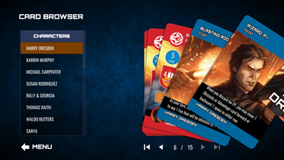 Emulate iPhone app Dresden Files Co-op Card Game using MyAndroid