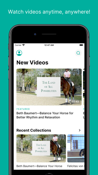 Emulate iPhone app Dressage Today OnDemand using MyAndroid