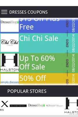 Emulate Android APK Dresses Coupon Codes Emulate Android APK Dresses Coupon Codes