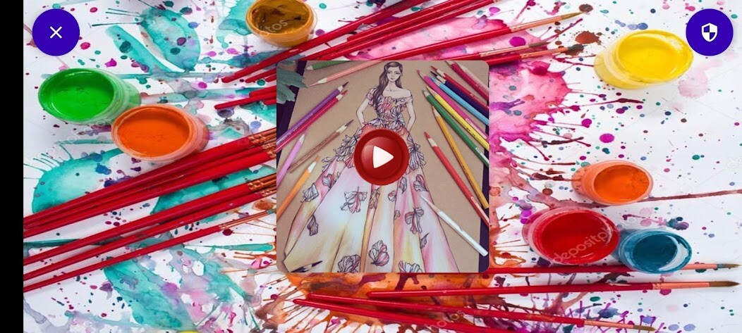 Run android online APK dresses drawing book from MyAndroid or emulate dresses drawing book using MyAndroid