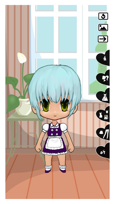 Emulate iPhone app Dress up - Dolls Fashion Princess using MyAndroid