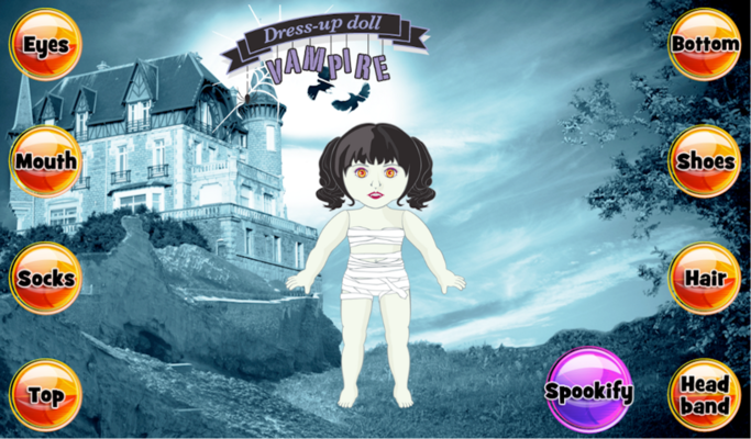 Emulate Android APK Dress Up Doll: Vampire Emulate Android APK Dress Up Doll: Vampire